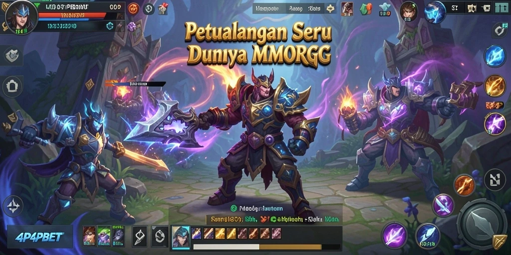 Screenshot dari gameplay menampilkan petualangan seru di dunia MMORPG.