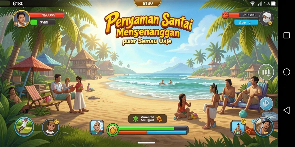 Tangkapan layar menampilkan gameplay menyenangkan dari 8180.