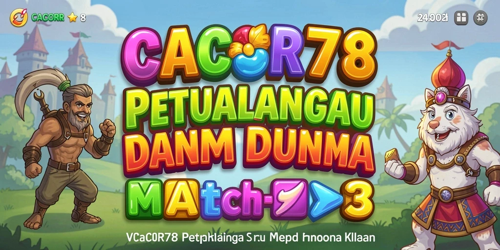 Tangkapan layar menampilkan gameplay seru dalam game Match-3 CACOR78.