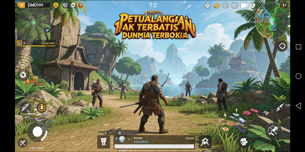Tangkapan layar kaya warna dari gameplay DMD999 yang menarik.