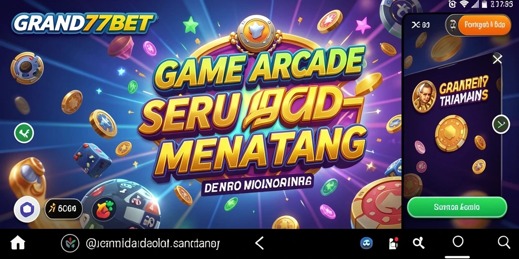 Tampilan gameplay menarik dari GRAND77BET dengan berbagai level menantang.