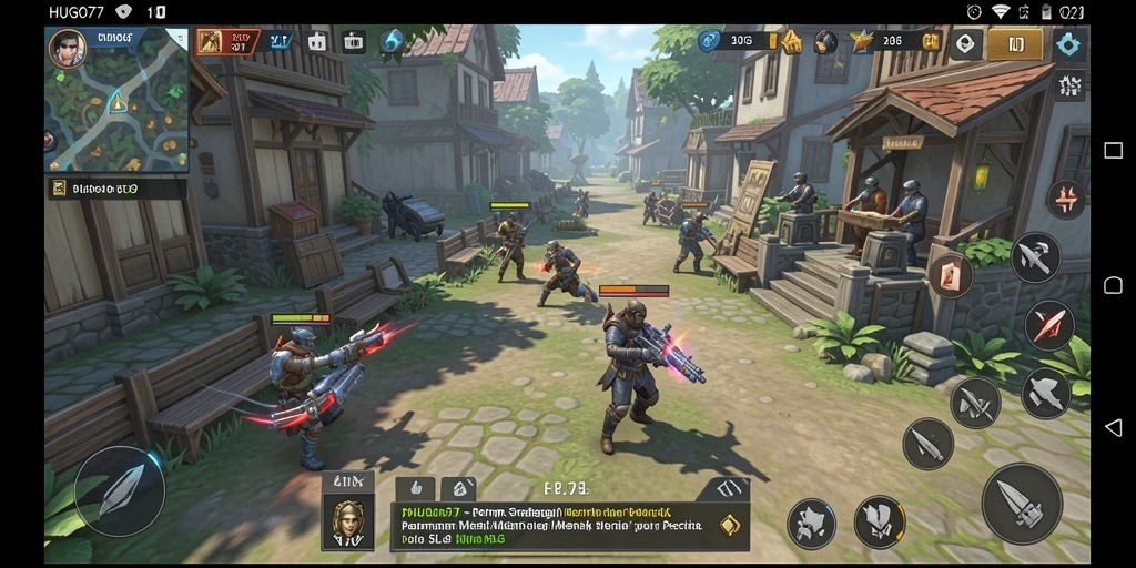 Screenshot gameplay HUGO77 menampilkan aksi strategis yang mendebarkan.