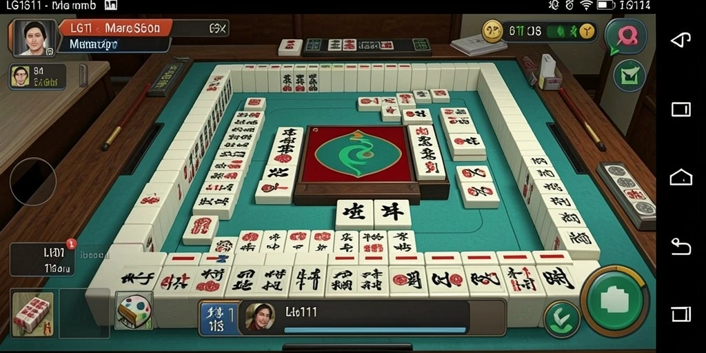 Tampilan menarik dari gameplay Mahjong di LG111.