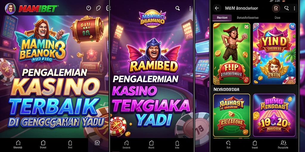 Tampilan gameplay menarik dari MAMIBET dengan fitur Kasino.