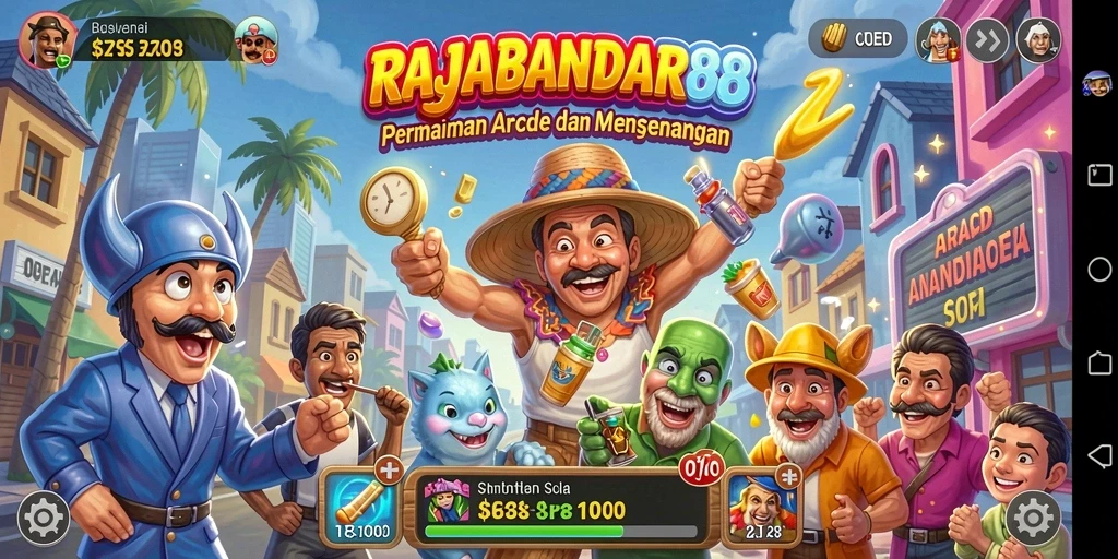 Tampilan gameplay seru dari RAJABANDAR88 yang penuh tantangan.