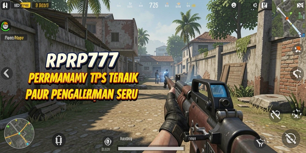 Tampilan gameplay menarik dari RPRP777 dengan elemen TPS yang memukau.