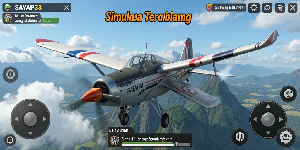 Tampilan permainan SAYAP33 dengan grafik yang memukau dan gameplay menyenangkan.